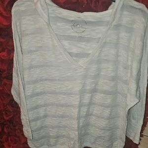 INC White Long Sleeve Crop See Thru Hoodie Size Large